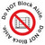 Do NOT Block Aisle Floor Maker (FM125-) 