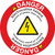 Danger/Electrocution Hazard Floor Marker (FM129-)