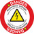 Danger/Hazardous Voltage Floor Marker (FM151-)