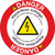 Danger/Hazardous Voltage Floor Marker (FM153-)