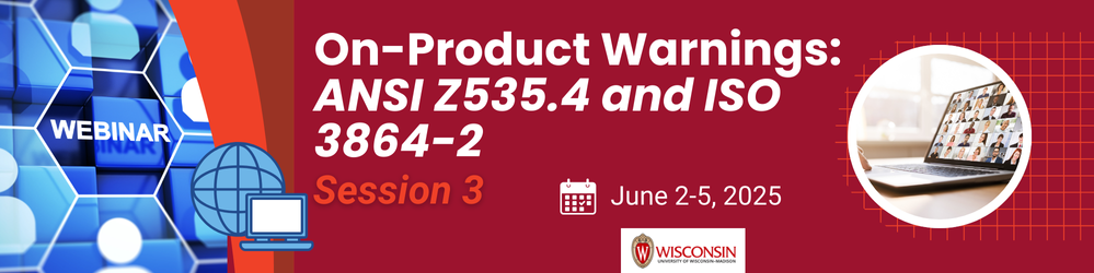 Summer product safety training on warnings, liability, and ANSI ISO labeling standards