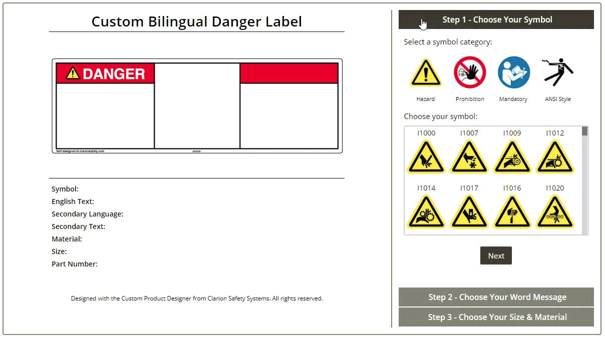 Bilingual Label Maker
