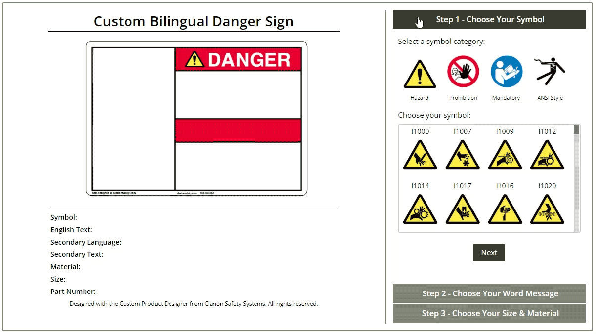Bilingual Sign Maker