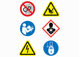 Symbols Graphic for Product Safety Labels